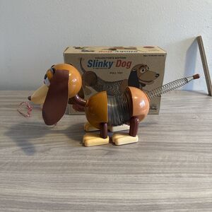 Vintage Collector's Edition Slinky Dog Pull Toy By James Industries W Box